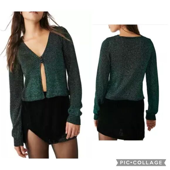 FREE PEOPLE Alpine Combo Emmaline Cardigan Size XS - Picture 1 of 9